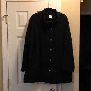Black Fleece Jacket, 3X
